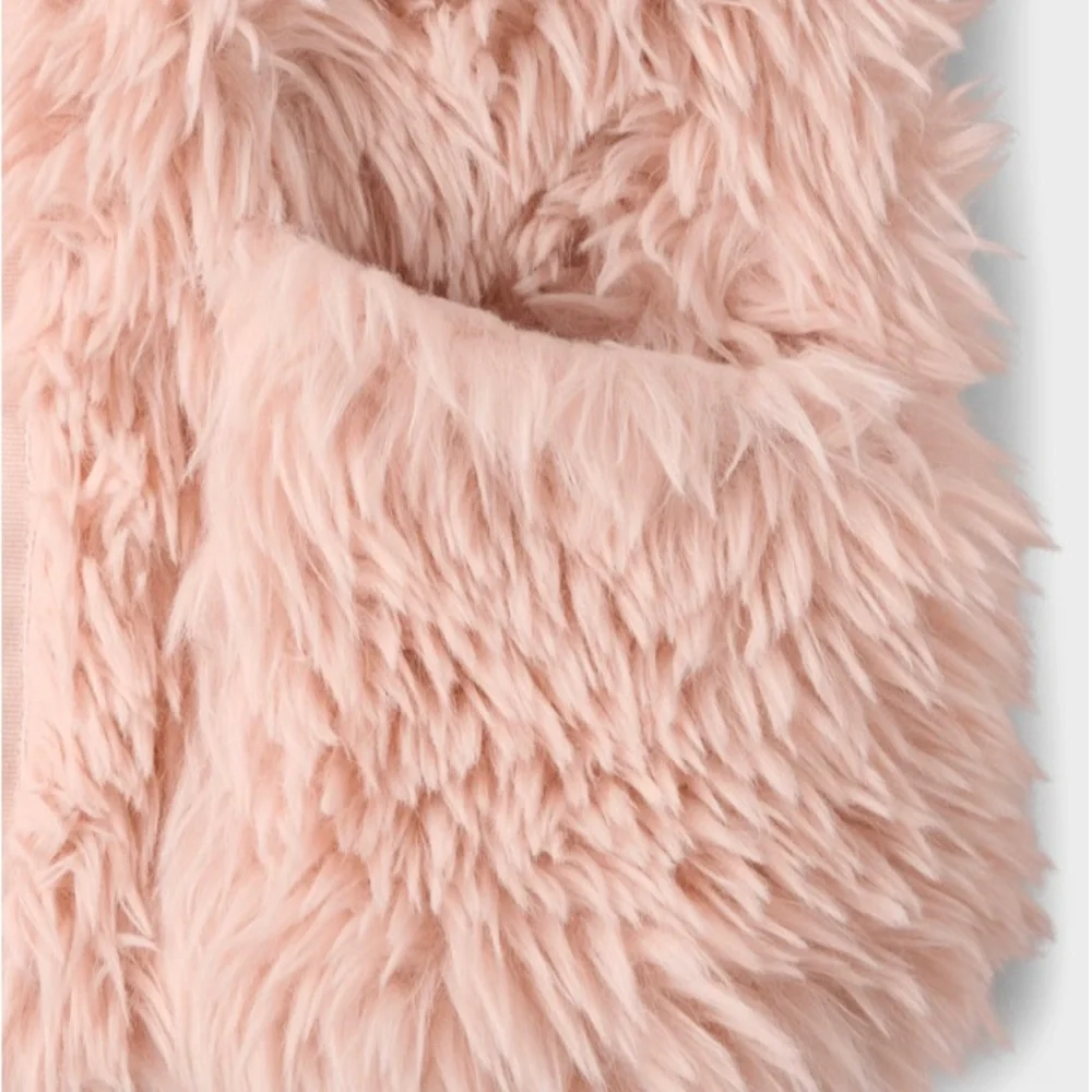 The Children's Place Cream Faux Fur Coat - Plush Lining